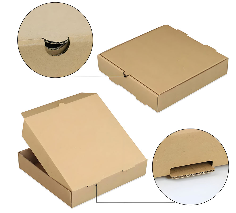 Corrugated Paper Pizza Box